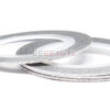 Стрічка для дизайну нігтів “Цукрова нитка”, 0,1 мм, срібло