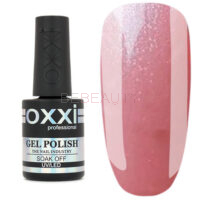 Oxxi Professional Cover Base №10, (ніжно-рожева зі срібним шимером), 10мл