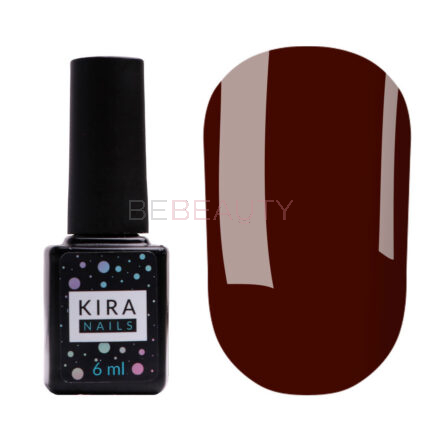 Гель-лак Kira Nails 039 (коричневий, емаль), 6 мл