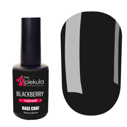 Molekula Base Colour Blackberry (чорний, емаль), 12 мл