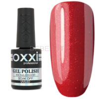 Гель-лак OXXI 150 (яскравий червоний з мікроблиском), 10 мл