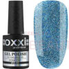 Гель-лак Disco Boom Oxxi 004, (блакитний, світловідбивний), 10мл