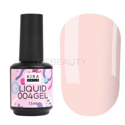 Kira Nails Liquid Gel 004 (світло-рожевий), 15 мл