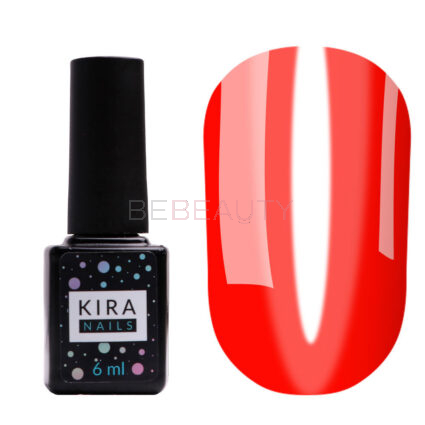 Гель-лак Kira Nails Vitrage V01 (червоний), 6 мл