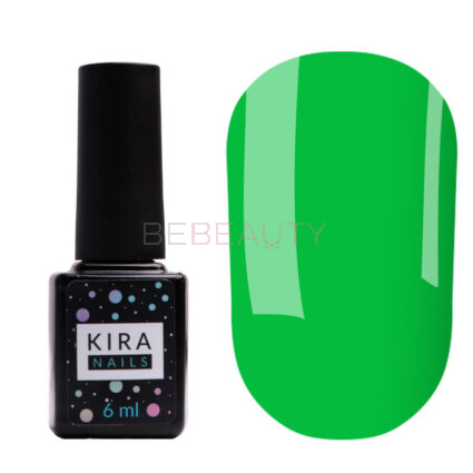 Гель-лак Kira Nails 181 (травяний зелений, емаль), 6 мл