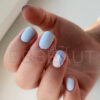 Гель-лак Kira Nails 132 (ніжно-блакитний, емаль), 6 мл