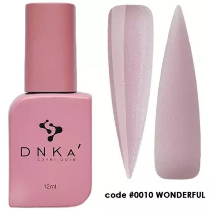 DNKa Cover Base 010 (ніжний лілово-рожевий з шиммером), 12 мл