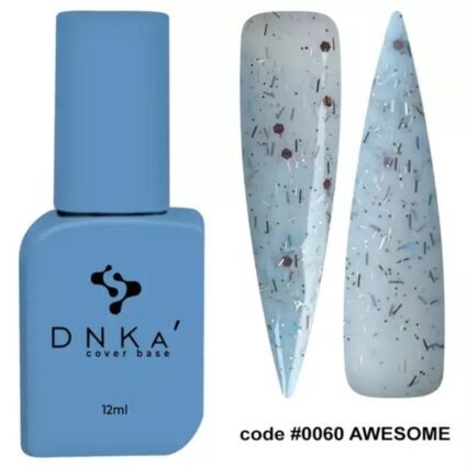 DNKa Cover Base 060 (світло-блакитний з поталлю), 12 мл