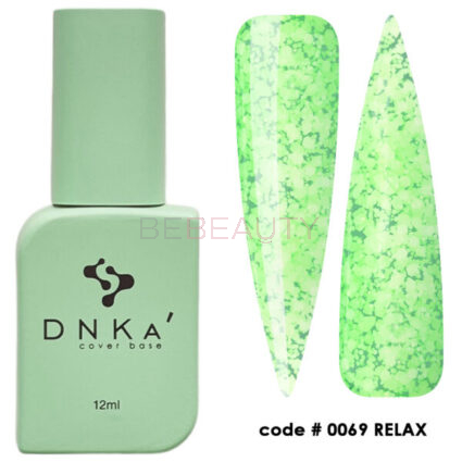 DNKa Cover Base 069 (зелений з многокутниками), 12 мл