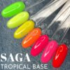 SAGA Tropical BASE 07 (салатовий, неоновий), 9 мл