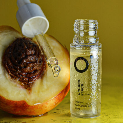 NAILSOFTHEDAY Organic Nail Cuticle oil Peach  органічна олія з вітамінами для кутикули, 15 мл