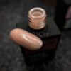 NAILSOFTHEDAY Cover base nude shimmer 03  френч бежево-рожева камуфлююча база зі срібним шиммером, 10 мл