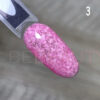 SAGA Гель-лак Мармелад 003 (рожевий з пластівцями), 9 мл