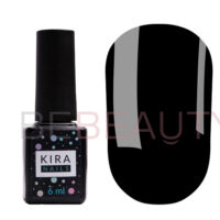 Гель-лак Kira Nails 035 (чорний, емаль), 6 мл