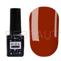 Гель-лак Kira Nails 145 (помаранчево-червоний, емаль), 6 мл