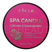 Edlen Spa candle Cream Strawberry – масажна свічка, 30 мл