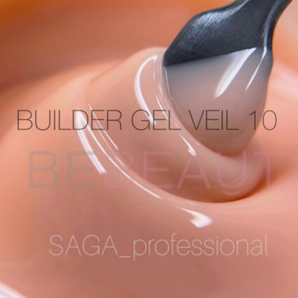 SAGA Builder Gel Veil 010 – гель (ніжний персиковий), 15 мл