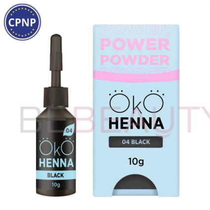 OKO Power Powder, 04 Black – Хна для брів, 10 г