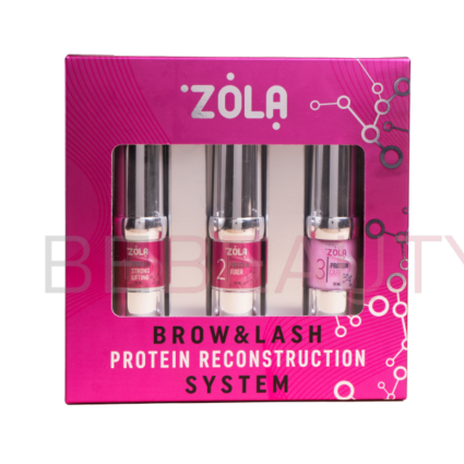 ZOLA Набір для ламінування NEW Brow/Lash Protein Reconstruction System