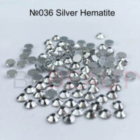 Стрази скляні SS4 036 (1440 шт.) Silver Hematite