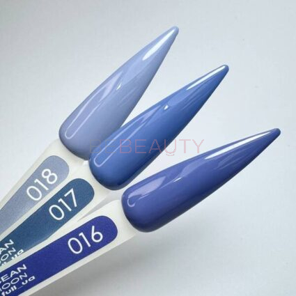 BABY MOON Cold Ocean 018 – гель-лак сіро-блакитний з фіолетовим відтінком, 6 мл.