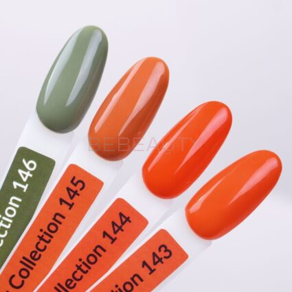 Гель-лак Kira Nails 143 (темно-морквяний, емаль), 6 мл