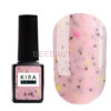 Kira Nails Lollypop Base 004 (рожевий з різнокольоровими пластівцями), 6 мл