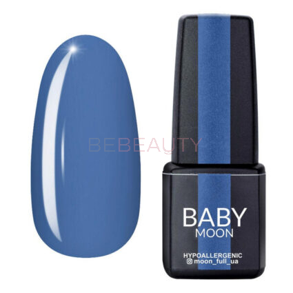 BABY MOON Cold Ocean 017 – гель-лак блакитний із сірим підтоном, 6 мл.
