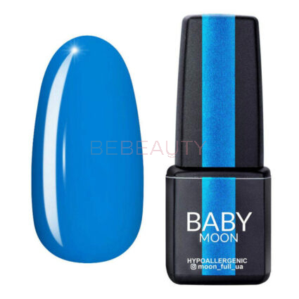 BABY MOON Cold Ocean 020 – гель-лак яскраво-блакитний, 6 мл.