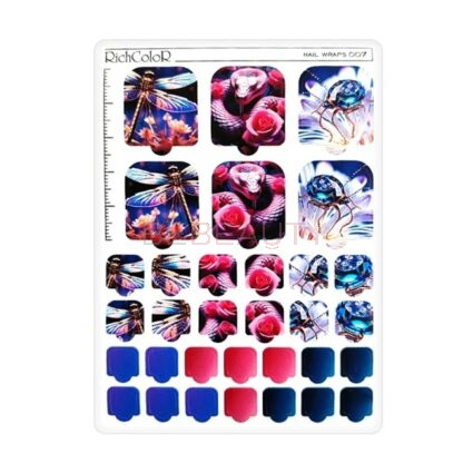 Richcolor Nail Wraps 007 Плівка для дизайну нігтів