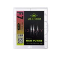 Designer Nail Forms F7 Rounded square – Верхні форми, 120 шт.