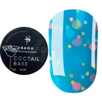 SAGA COCTAIL BASE 001 (блакитний з пластівцями), 13 мл